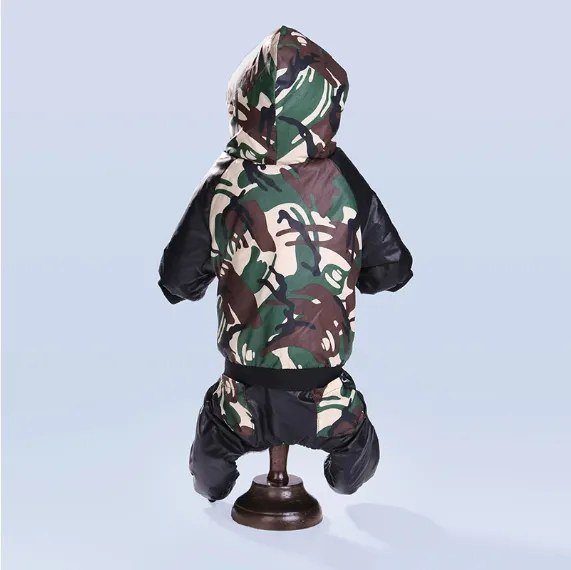 Camouflage Hooded Winter Jumpsuit