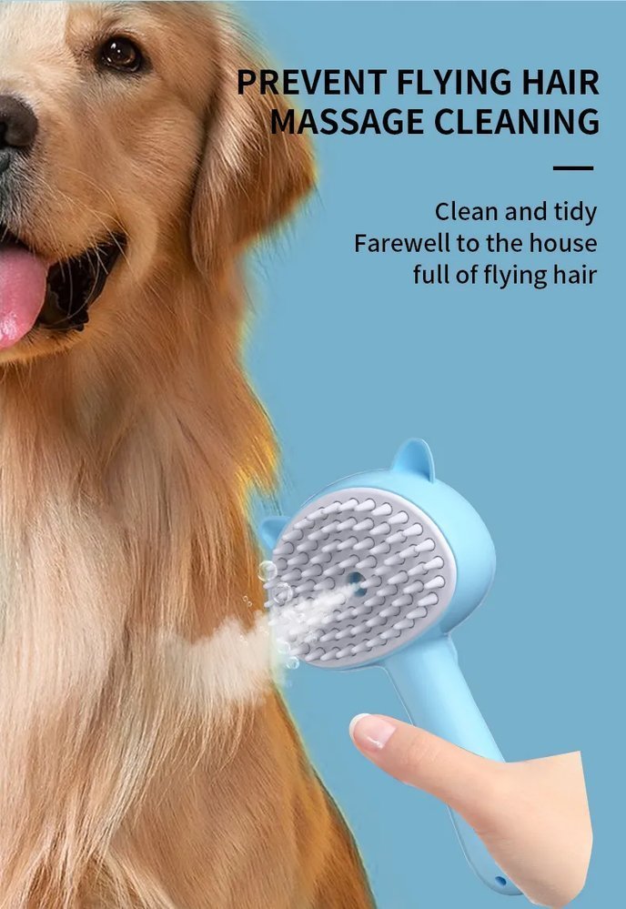 Cat-Ear Mist Grooming Brush