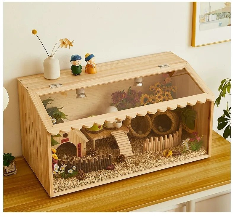 Solid Wood Padded Perch Stand