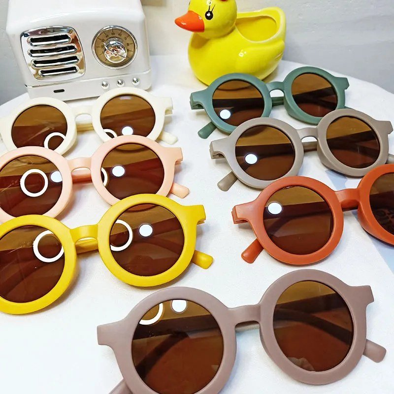 Round-Frame Pet Sunglasses