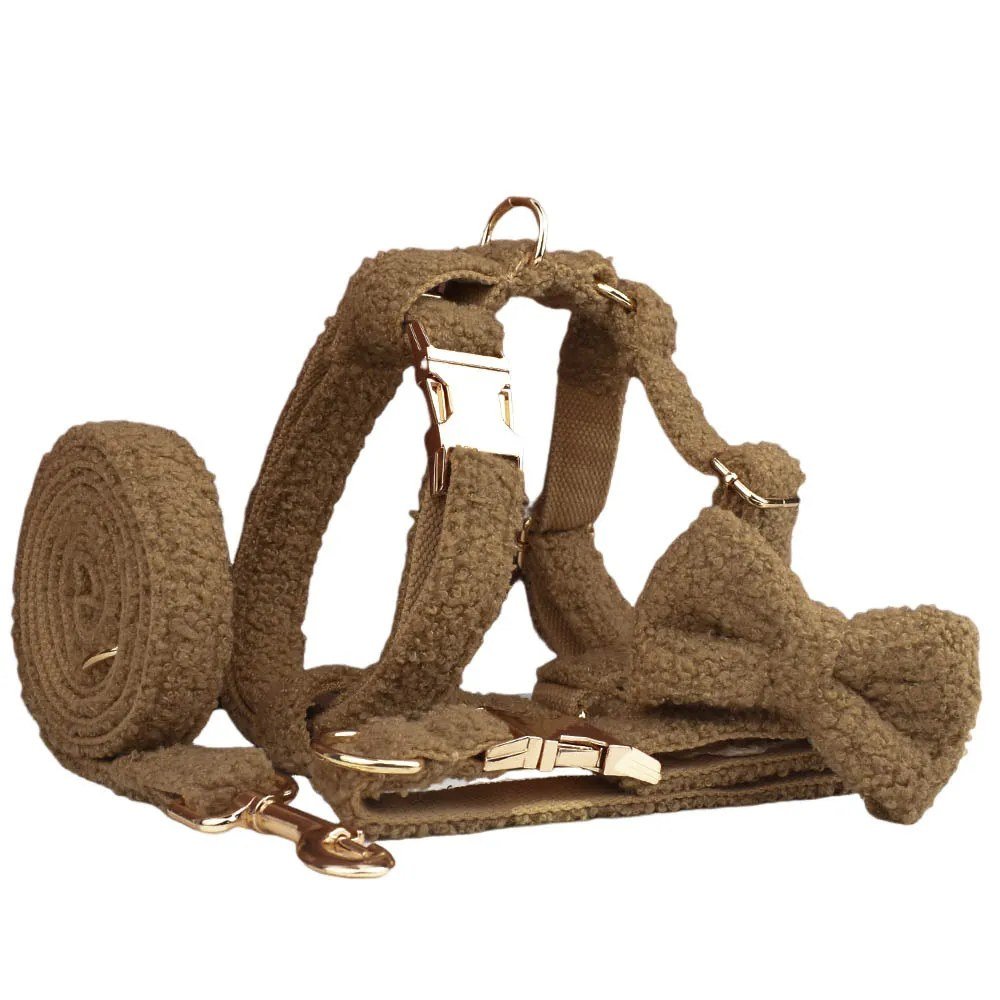 Teddy Plush Harness & Leash Set